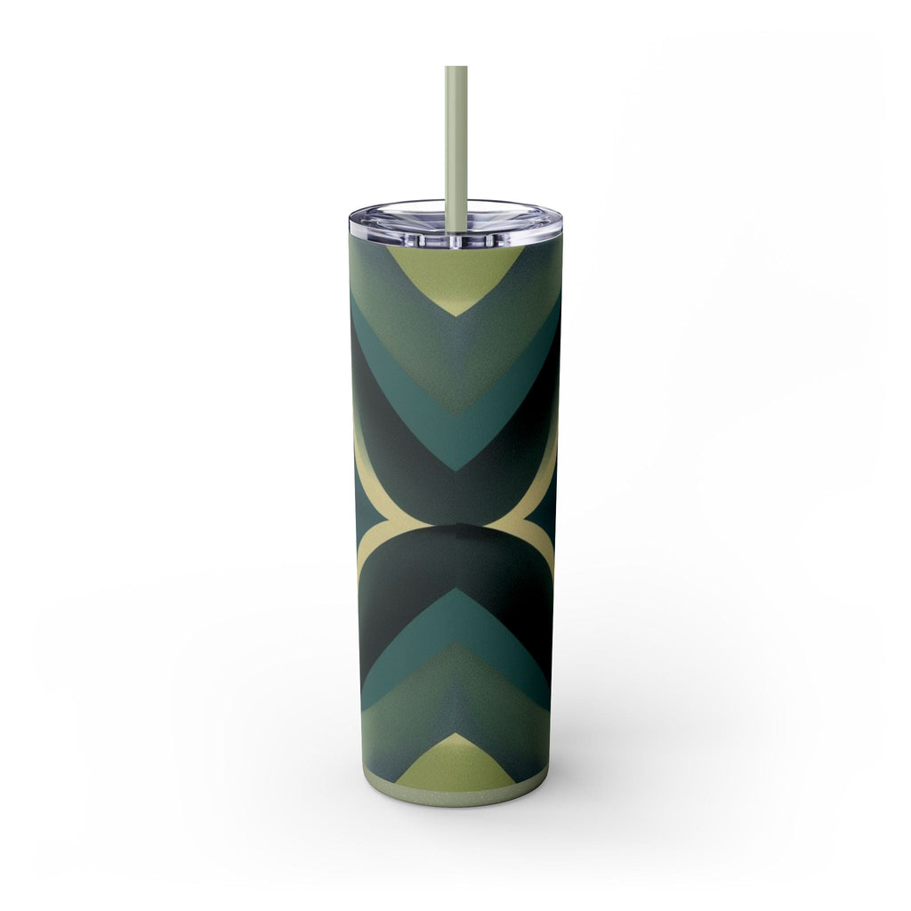 Skinny Tumbler with Straw – 20 oz Stainless Steel Cup