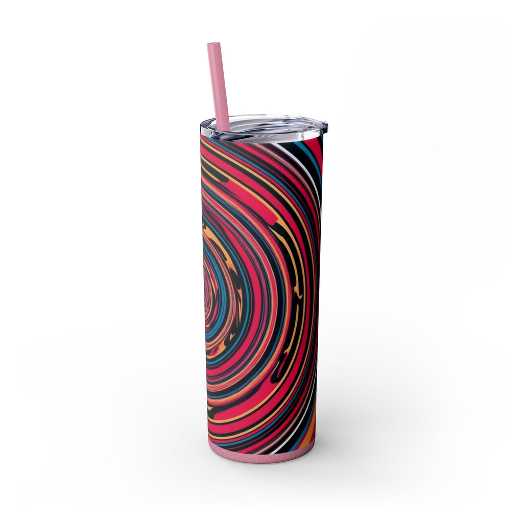 Skinny Tumbler with Straw – 20 oz Stainless Steel Cup