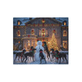 German Shorthaired Pointers Snowman Blanket