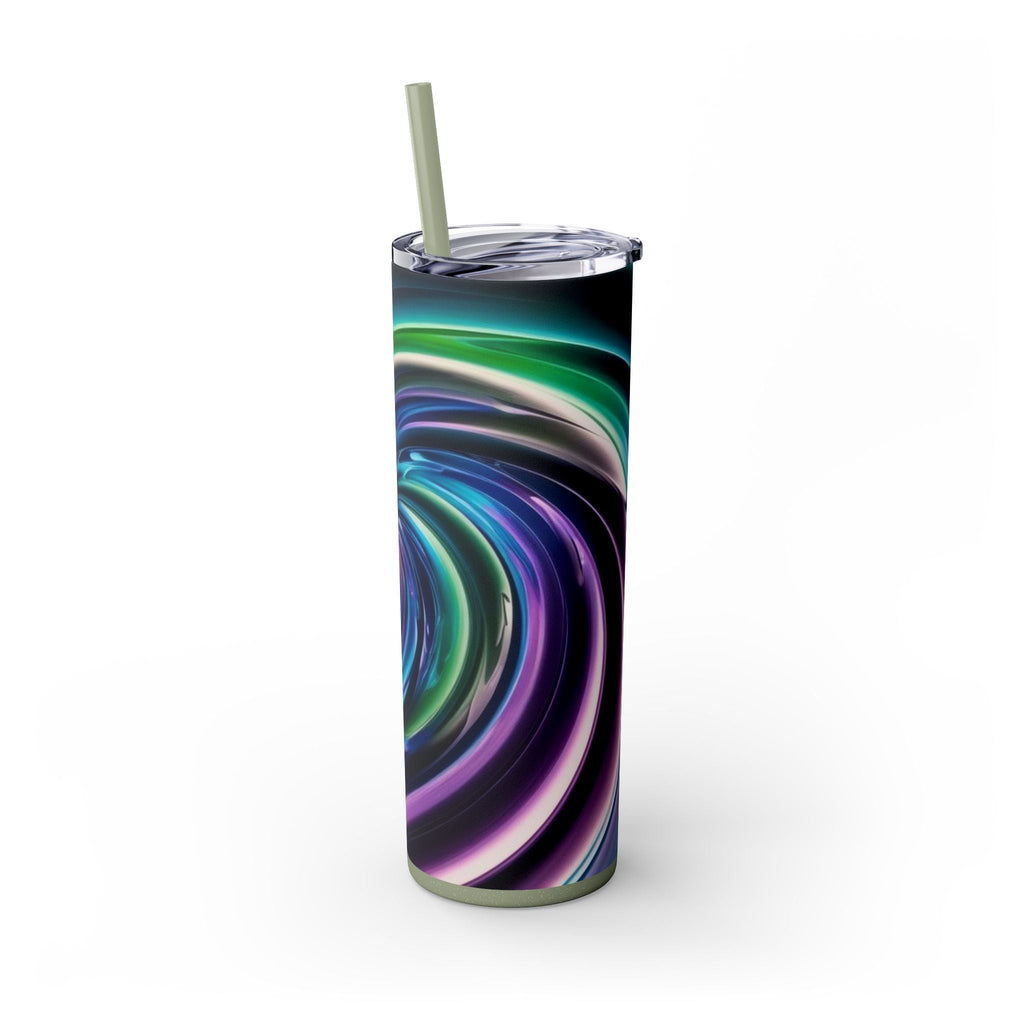 Skinny Tumbler with Straw – 20 oz Stainless Steel Cup