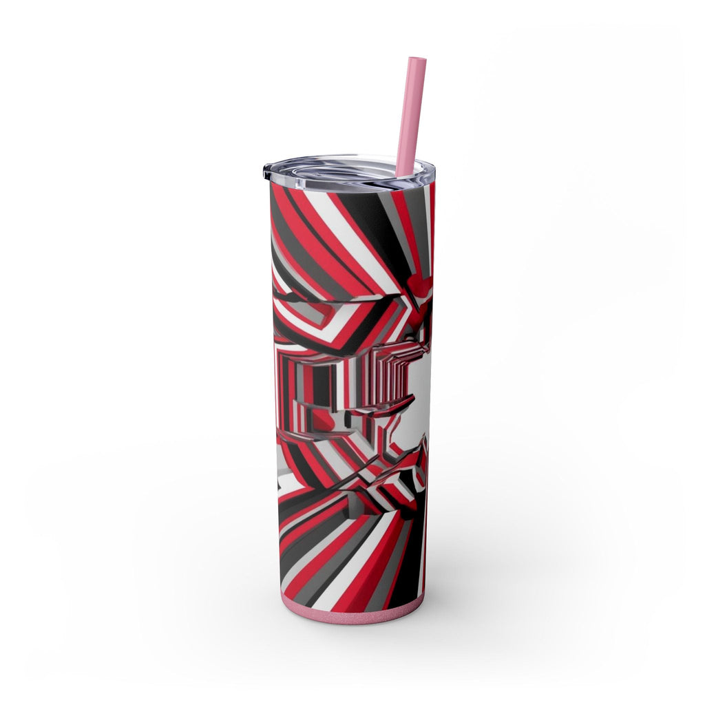 Skinny Tumbler with Straw – 20 oz Stainless Steel Cup
