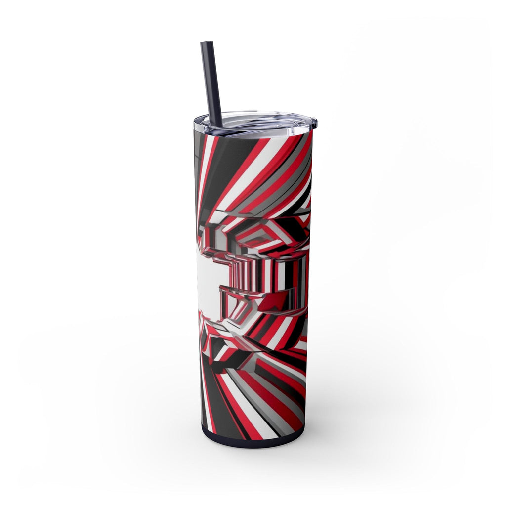 Skinny Tumbler with Straw – 20 oz Stainless Steel Cup