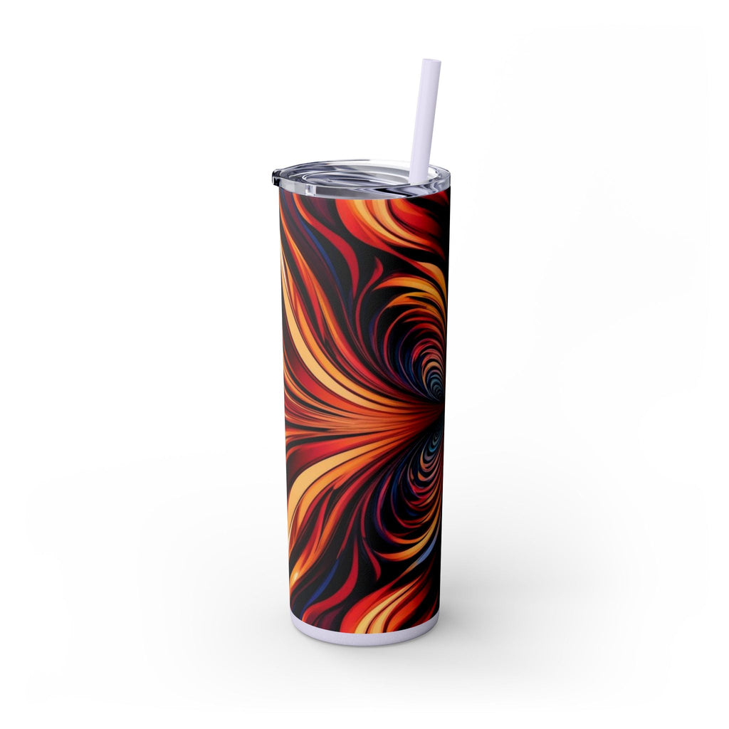 Skinny Tumbler with Straw – 20 oz Stainless Steel Cup