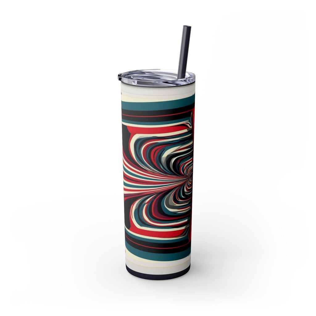 Skinny Tumbler with Straw – 20 oz Stainless Steel Cup