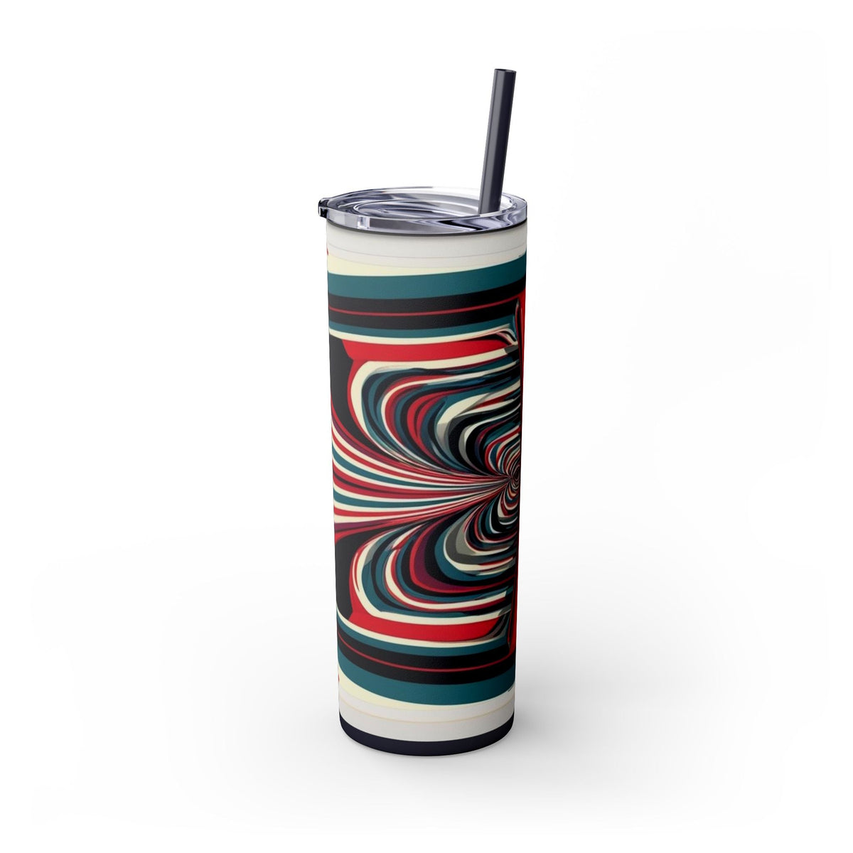Skinny Tumbler with Straw – 20 oz Stainless Steel Cup