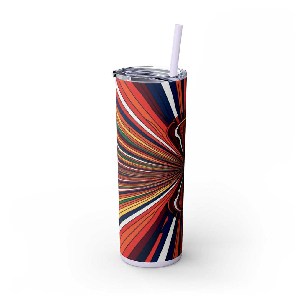 Skinny Tumbler with Straw – 20 oz Stainless Steel Cup