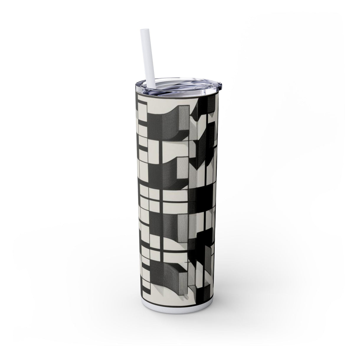 Skinny Tumbler with Straw – 20 oz Stainless Steel Cup