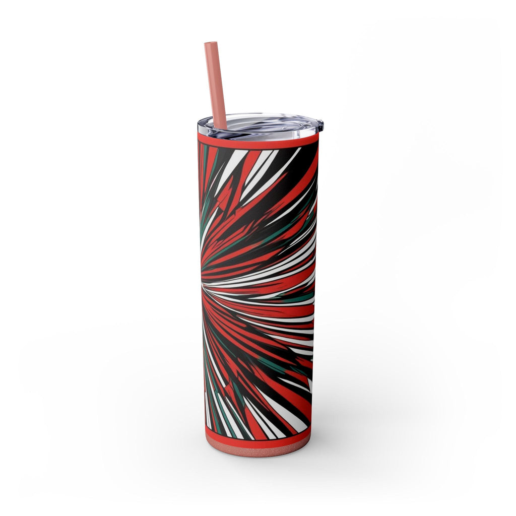 Skinny Tumbler with Straw – 20 oz Stainless Steel Cup