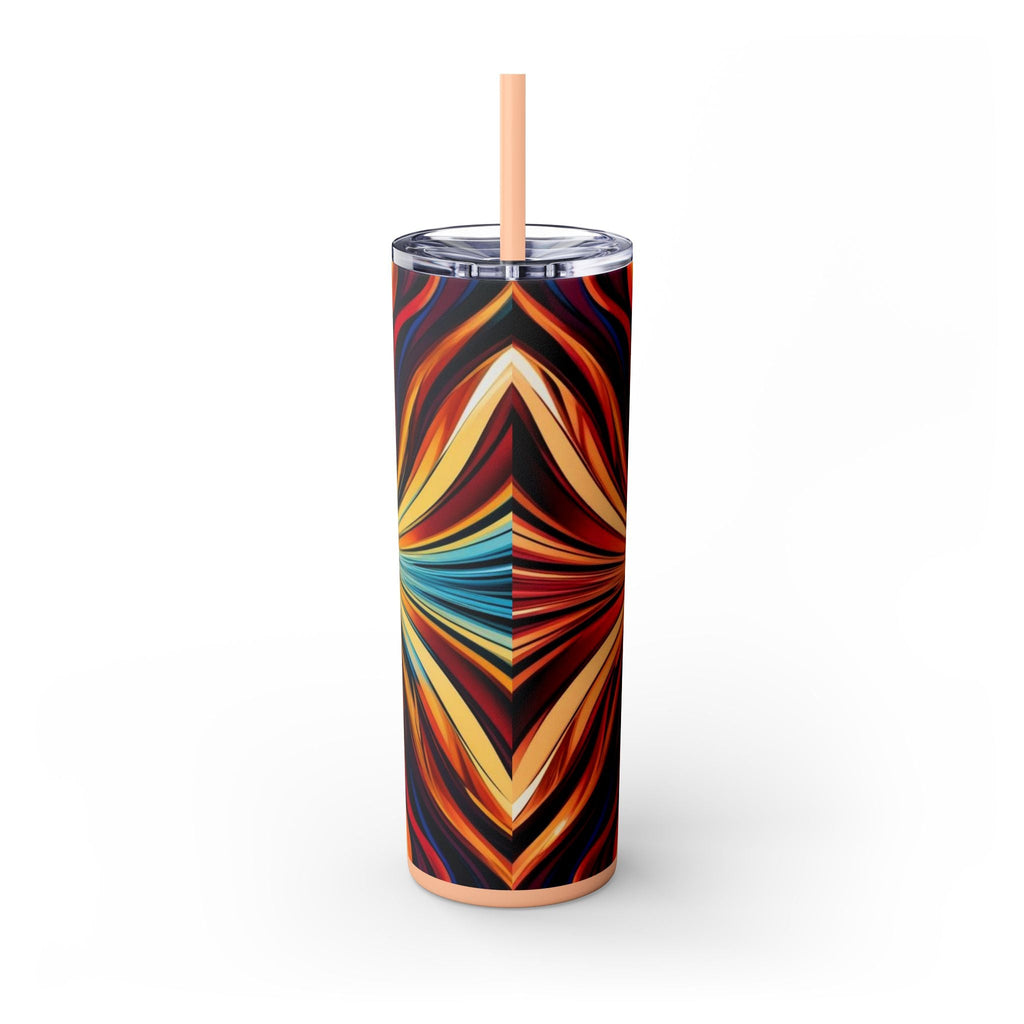 Skinny Tumbler with Straw – 20 oz Stainless Steel Cup