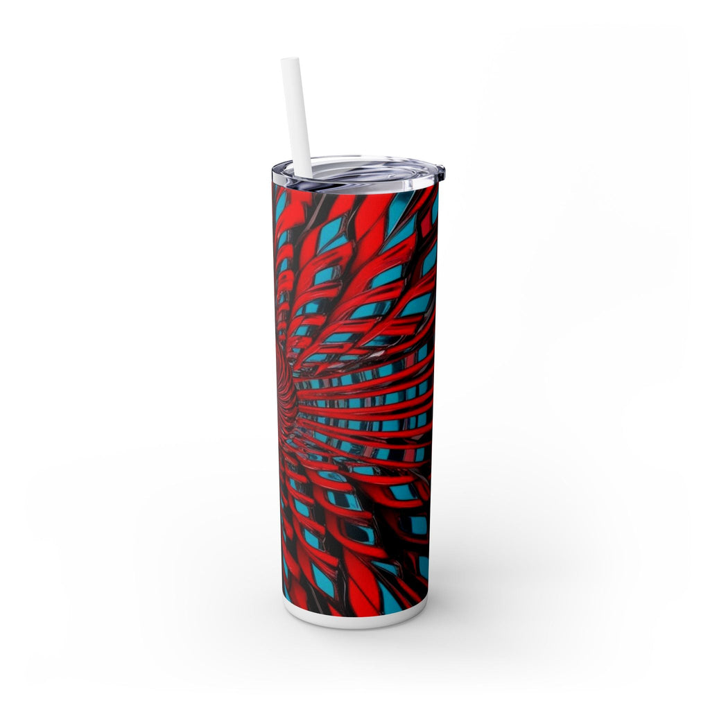 Skinny Tumbler with Straw – 20 oz Stainless Steel Cup