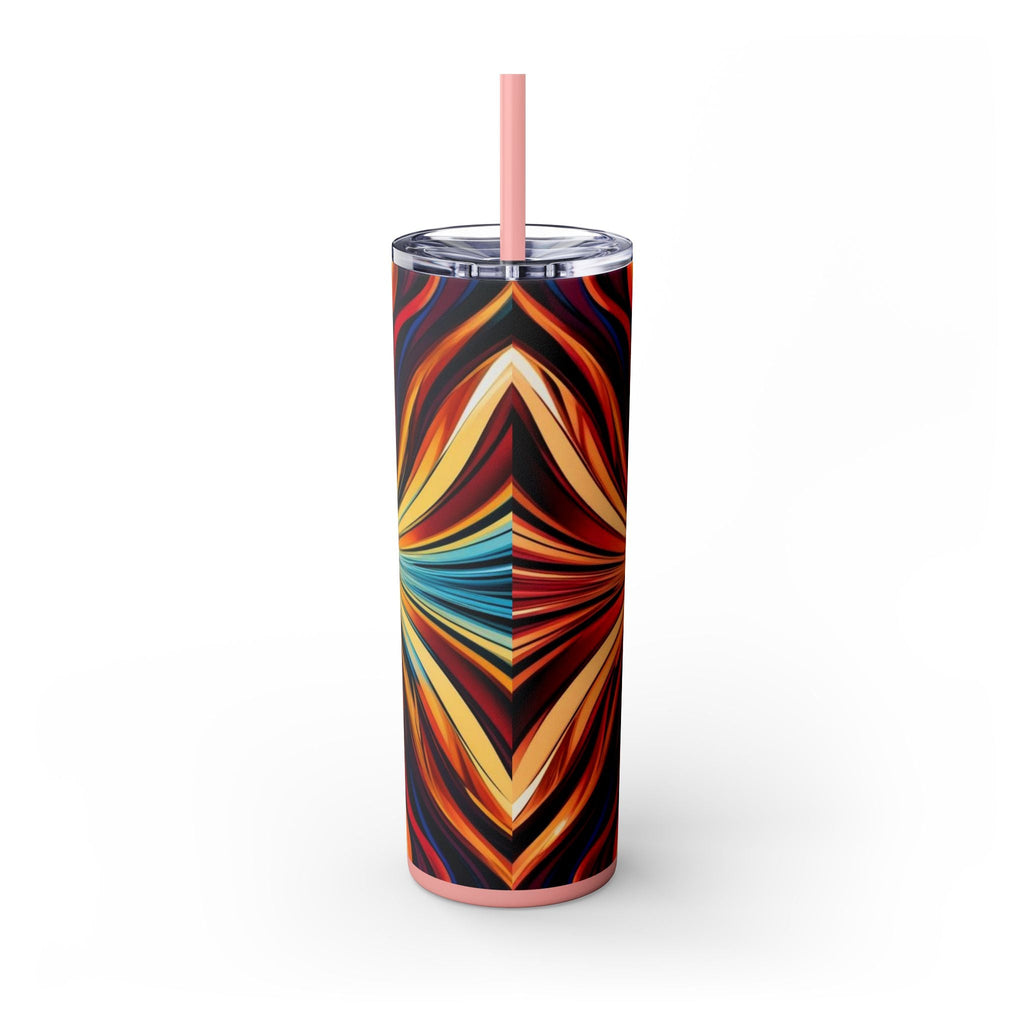 Skinny Tumbler with Straw – 20 oz Stainless Steel Cup