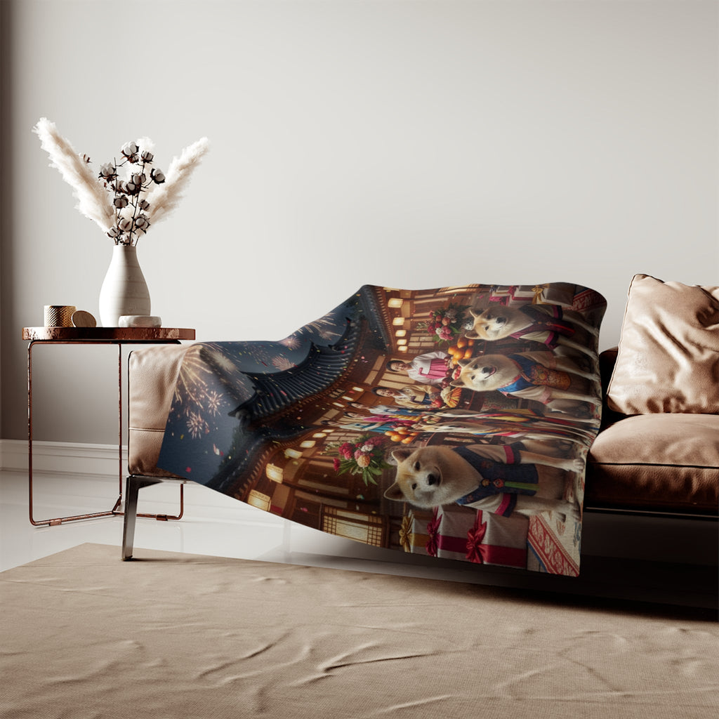 Korean Jindo Dog Blanket