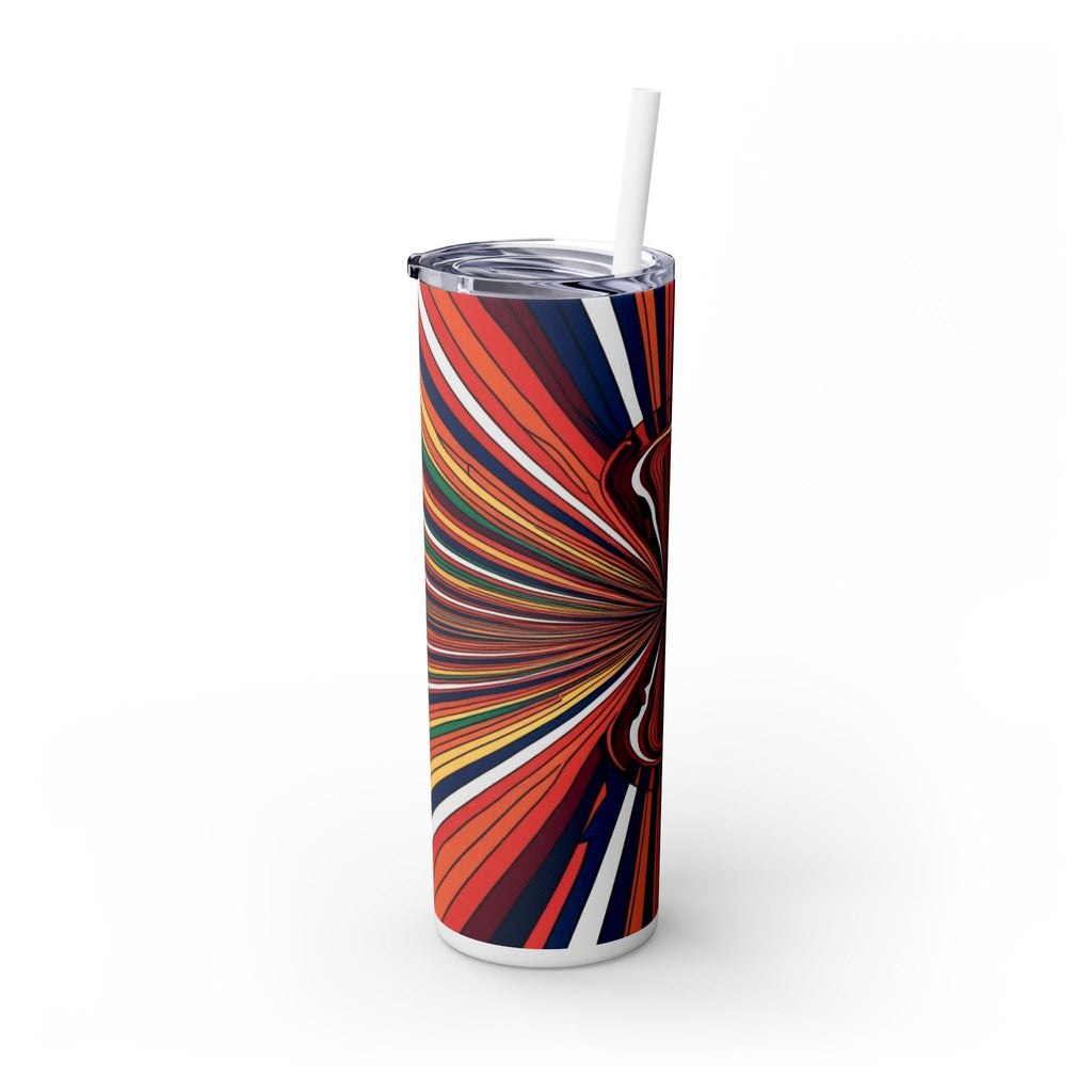 Skinny Tumbler with Straw – 20 oz Stainless Steel Cup