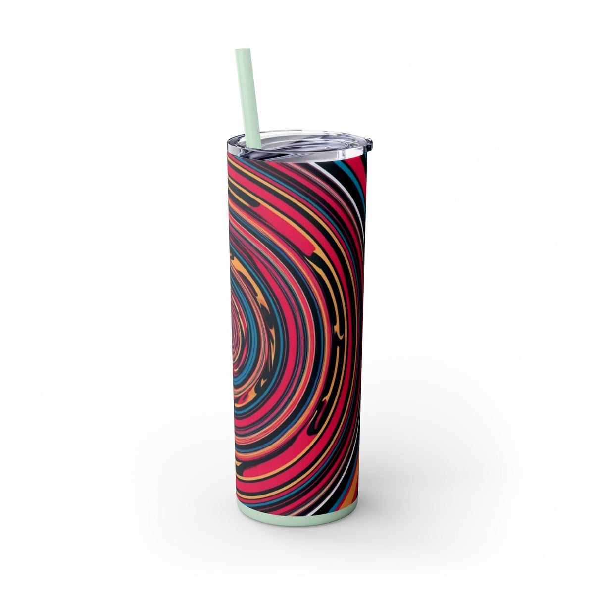 Skinny Tumbler with Straw – 20 oz Stainless Steel Cup