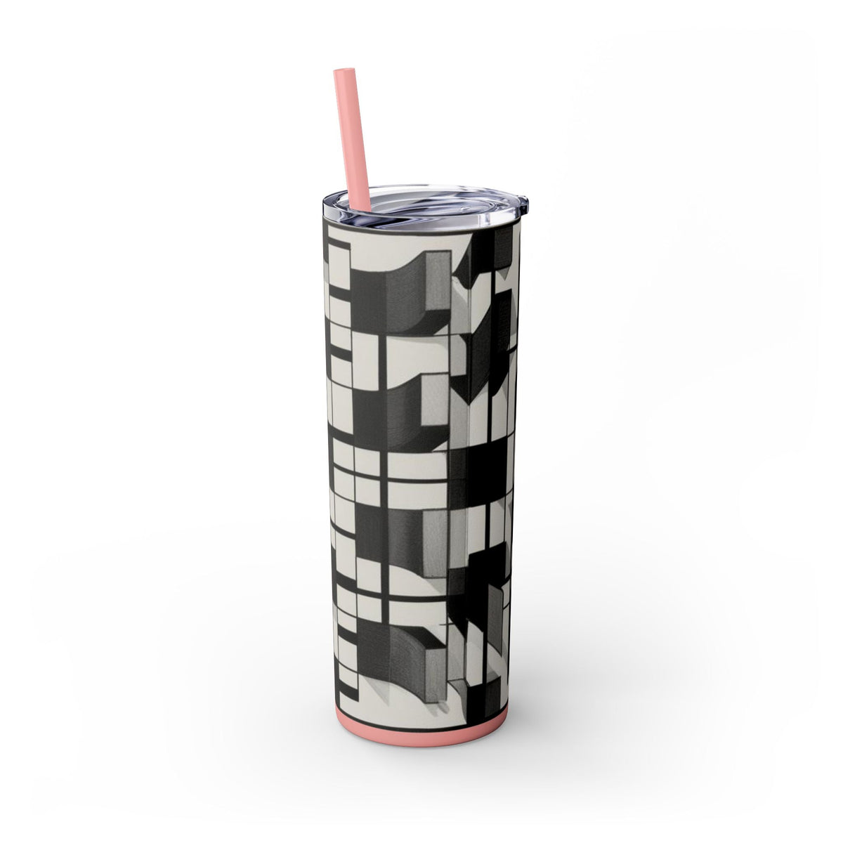 Skinny Tumbler with Straw – 20 oz Stainless Steel Cup