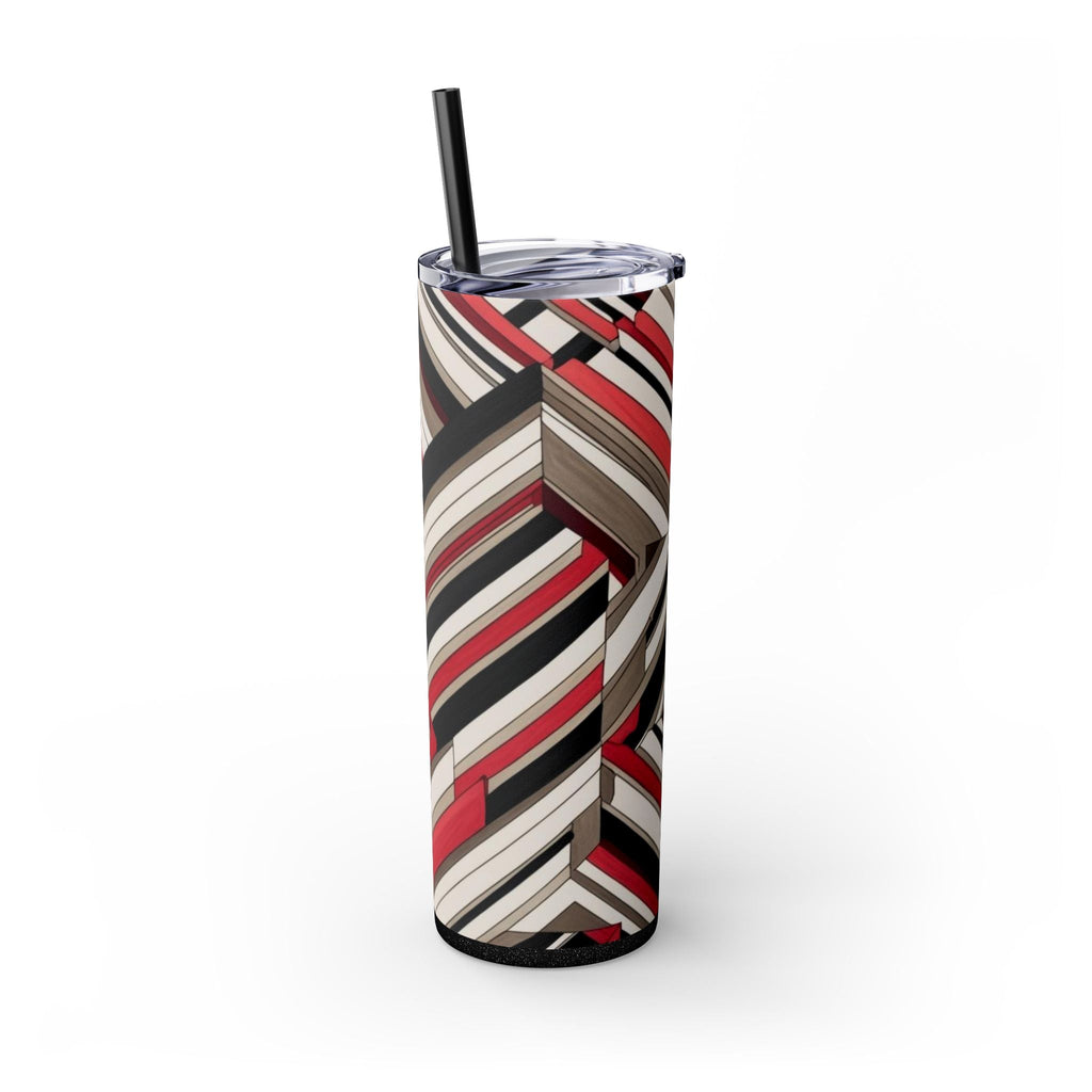 Skinny Tumbler with Straw – 20 oz Stainless Steel Cup