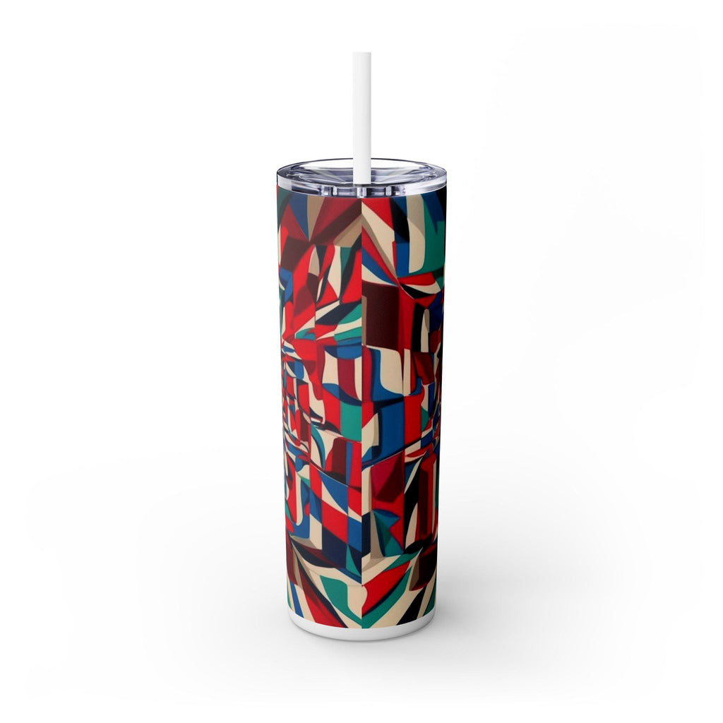Skinny Tumbler with Straw – 20 oz Stainless Steel Cup