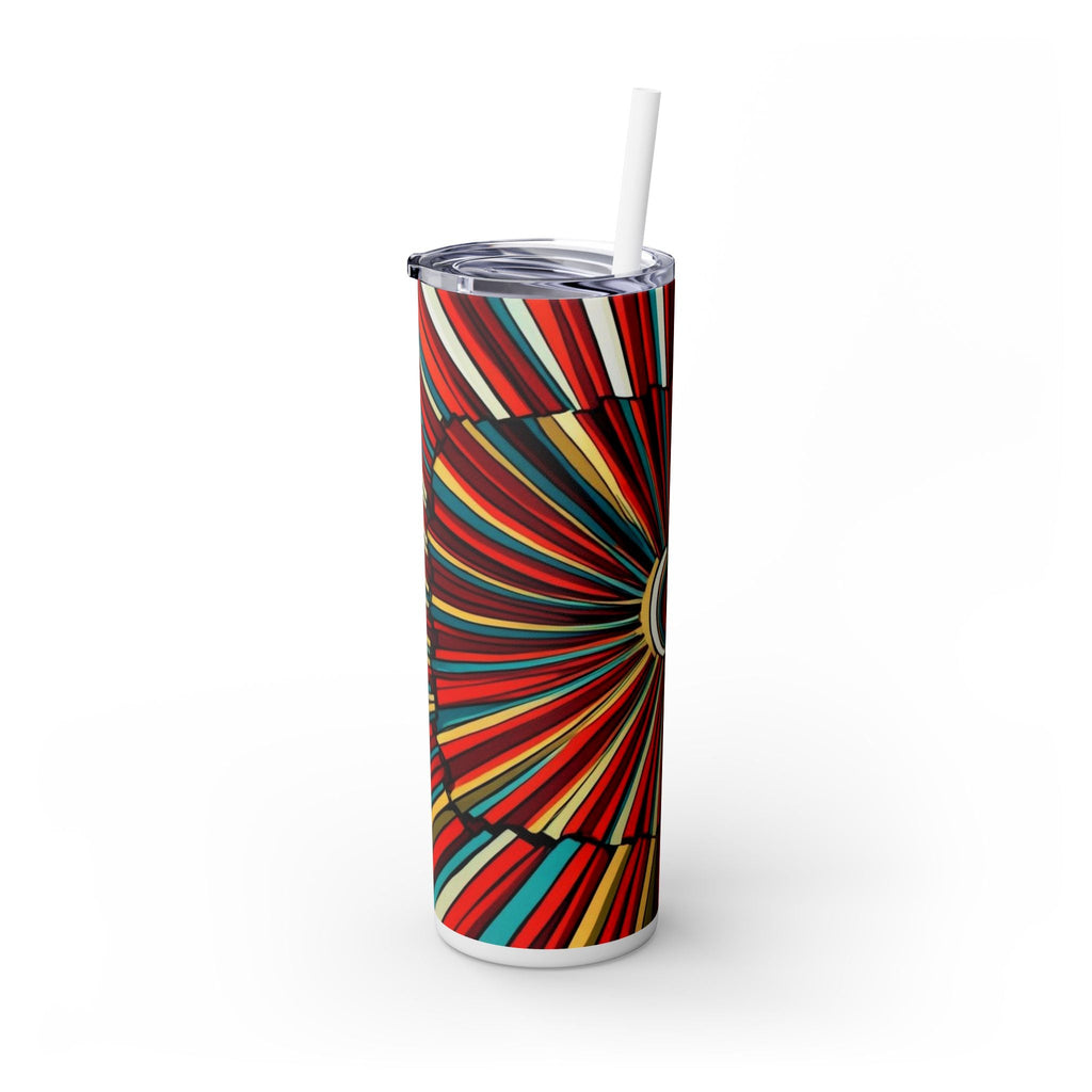 Skinny Tumbler with Straw – 20 oz Stainless Steel Cup