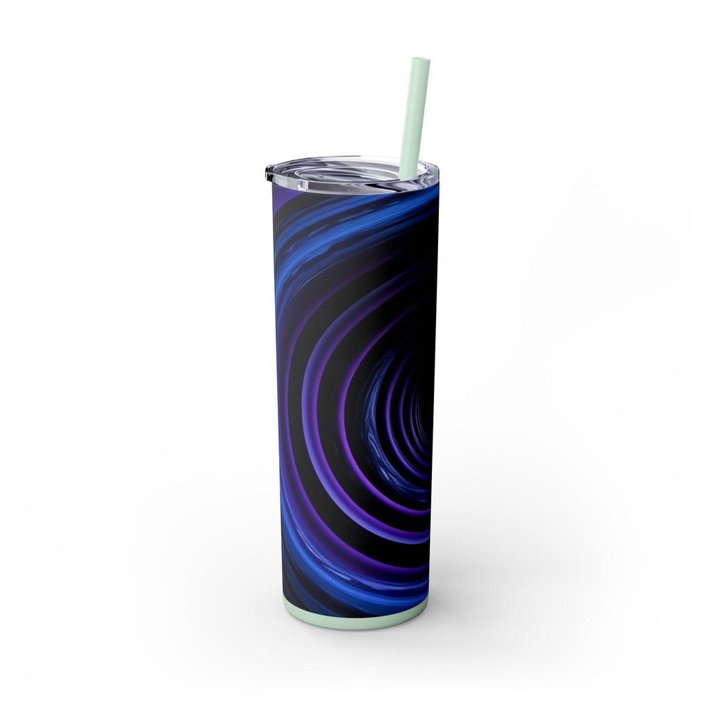 Skinny Tumbler with Straw – 20 oz Stainless Steel Cup