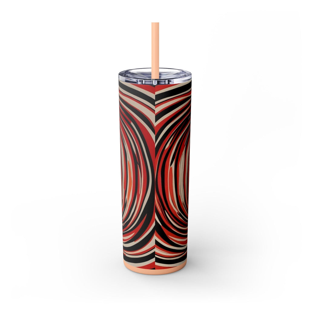 Skinny Tumbler with Straw – 20 oz Stainless Steel Cup