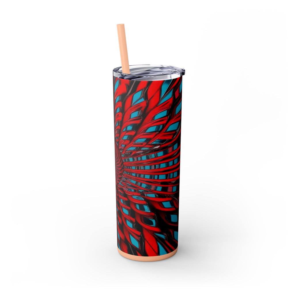 Skinny Tumbler with Straw – 20 oz Stainless Steel Cup