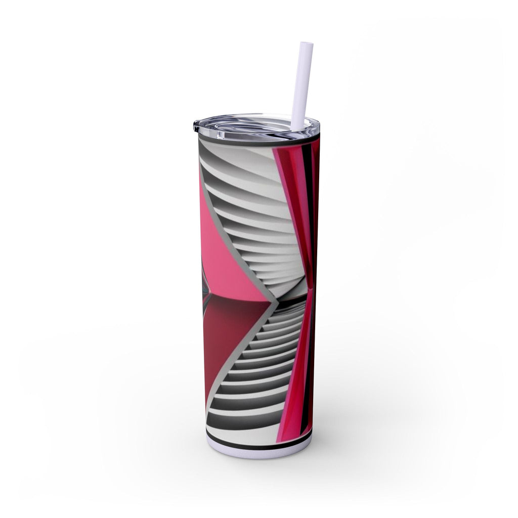 Skinny Tumbler with Straw – 20 oz Stainless Steel Cup