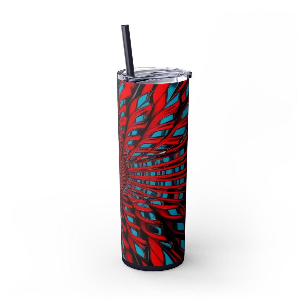 Skinny Tumbler with Straw – 20 oz Stainless Steel Cup