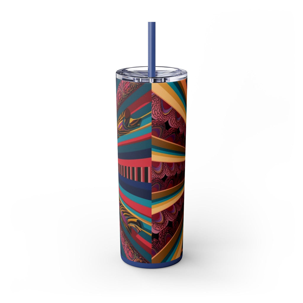 Skinny Tumbler with Straw – 20 oz Stainless Steel Cup