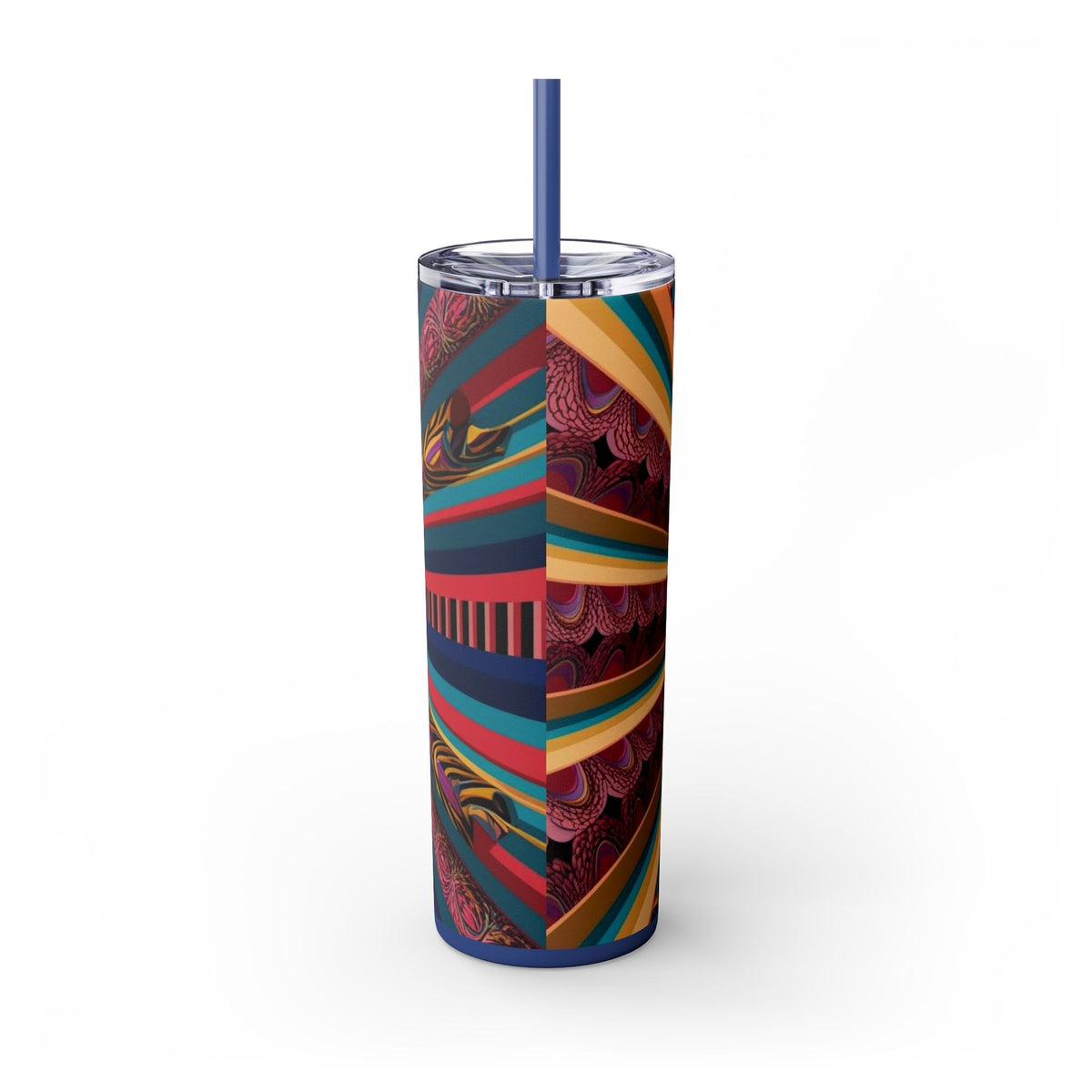 Skinny Tumbler with Straw – 20 oz Stainless Steel Cup