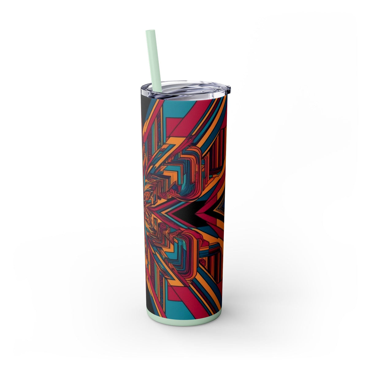 Skinny Tumbler with Straw – 20 oz Stainless Steel Cup