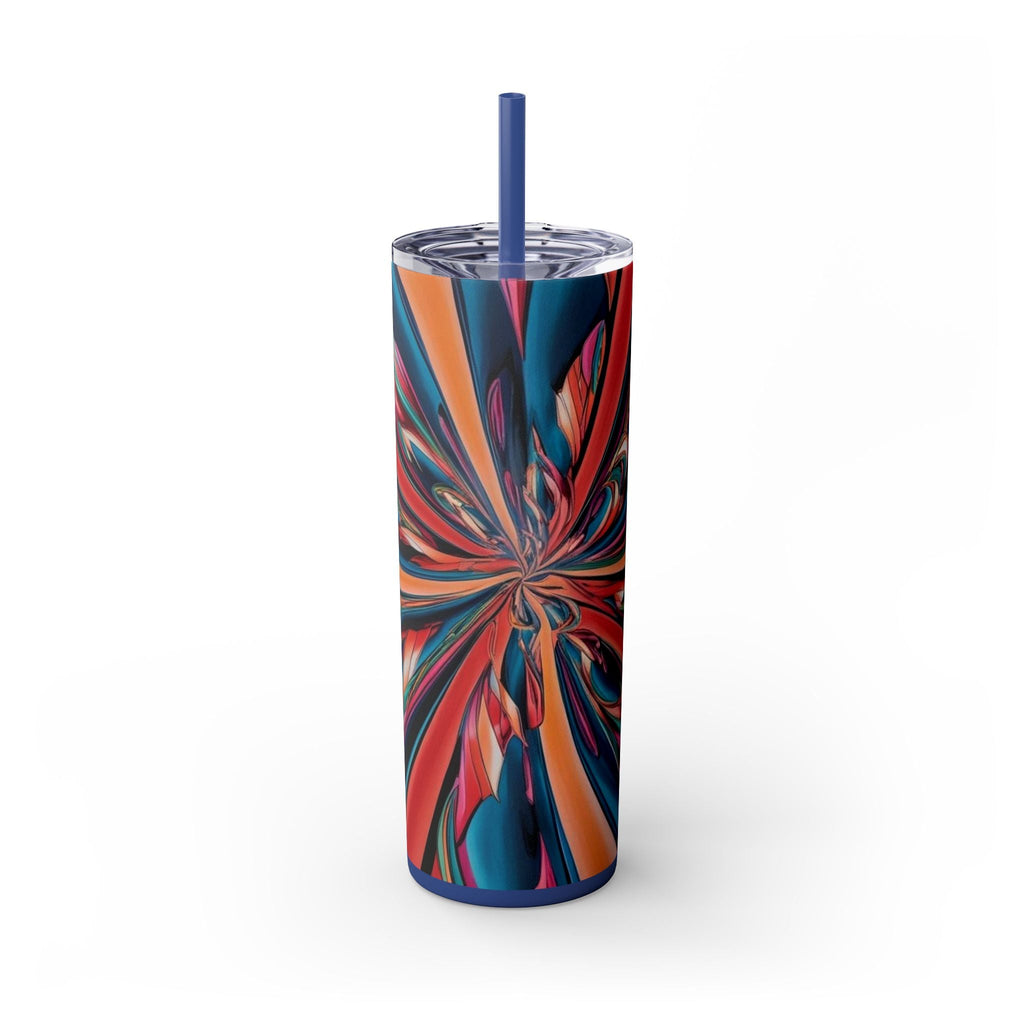 Skinny Tumbler with Straw – 20 oz Stainless Steel Cup