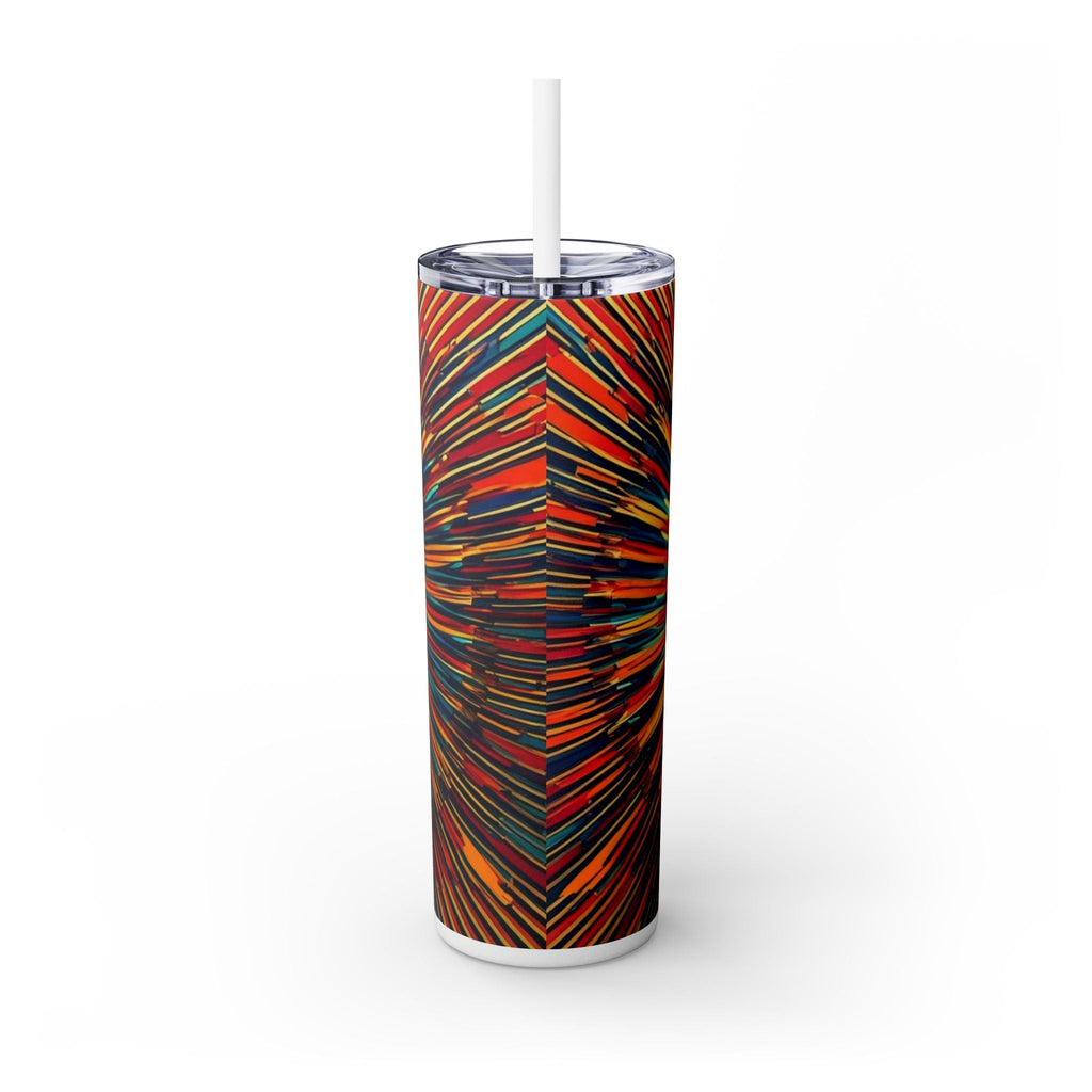 Skinny Tumbler with Straw – 20 oz Stainless Steel Cup
