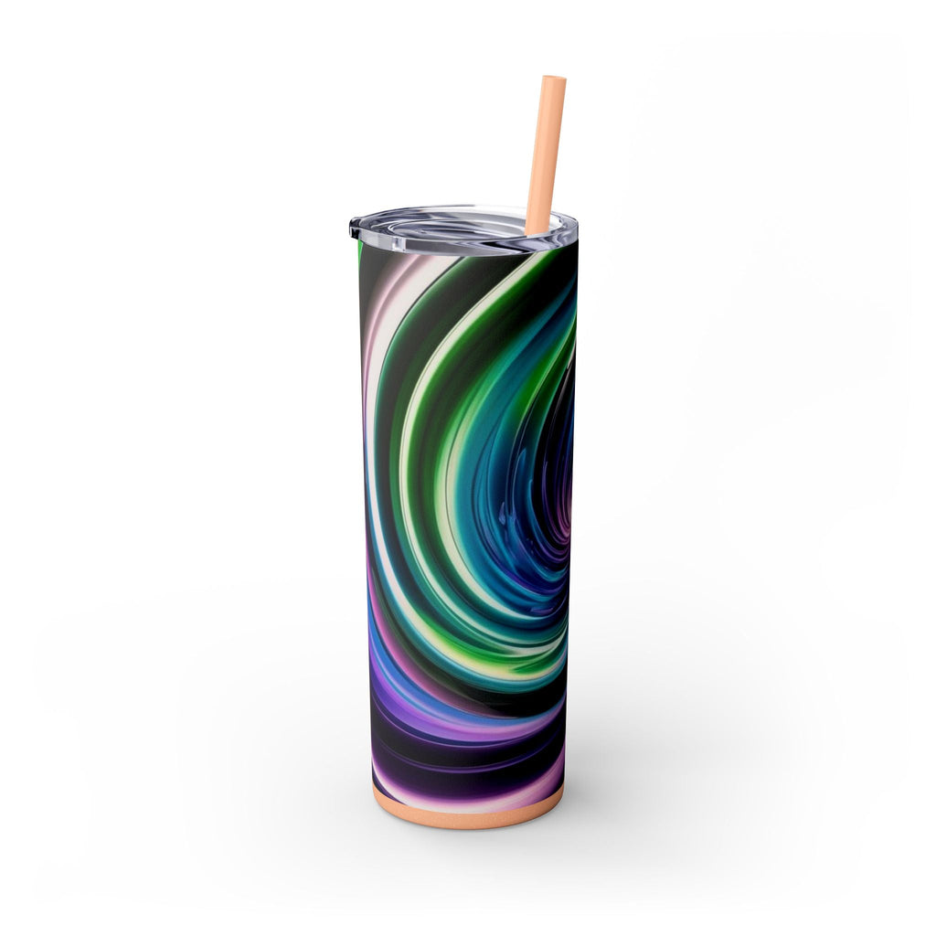 Skinny Tumbler with Straw – 20 oz Stainless Steel Cup