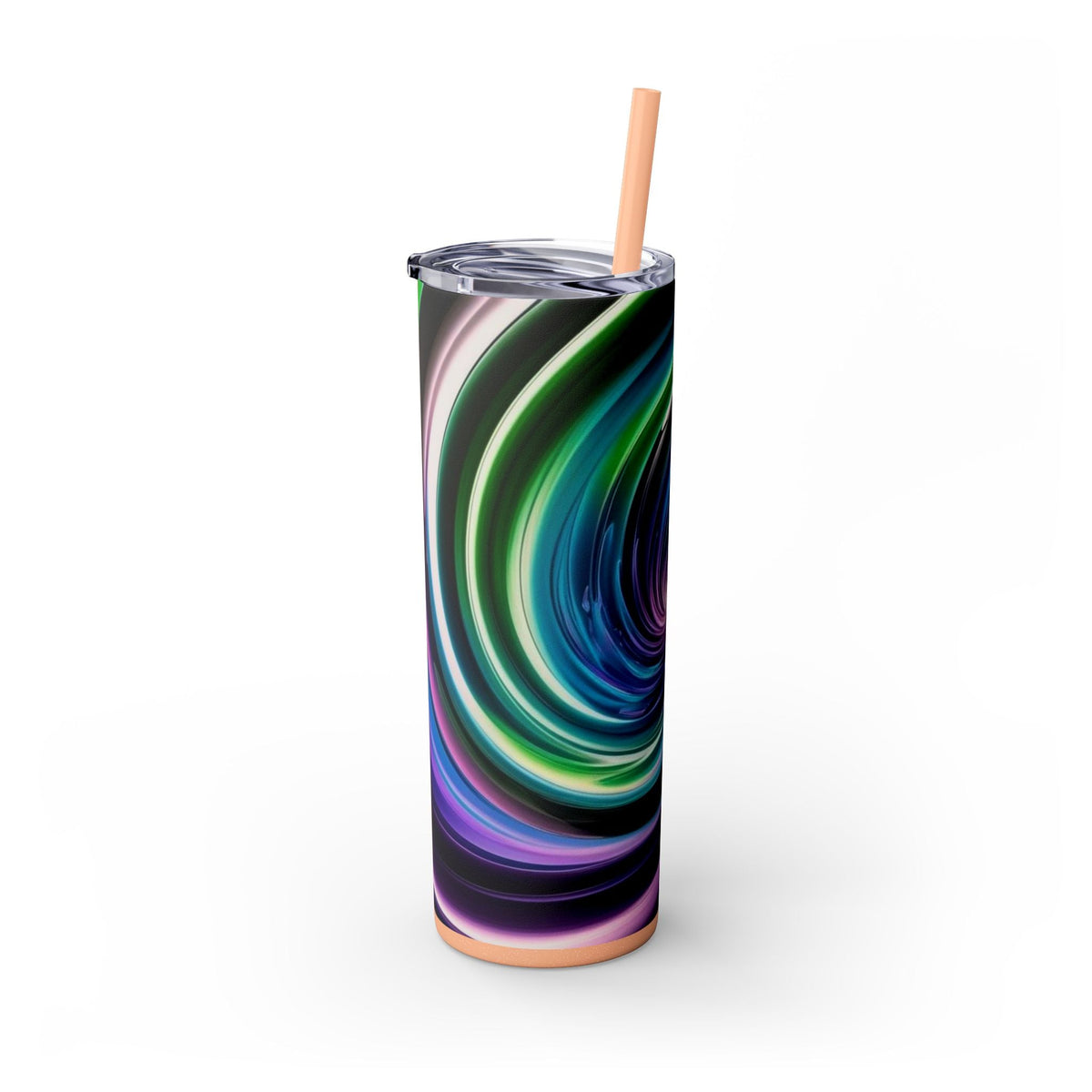 Skinny Tumbler with Straw – 20 oz Stainless Steel Cup