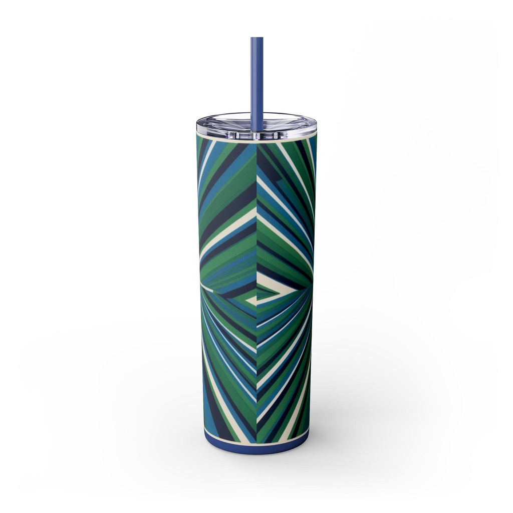 Skinny Tumbler with Straw – 20 oz Stainless Steel Cup
