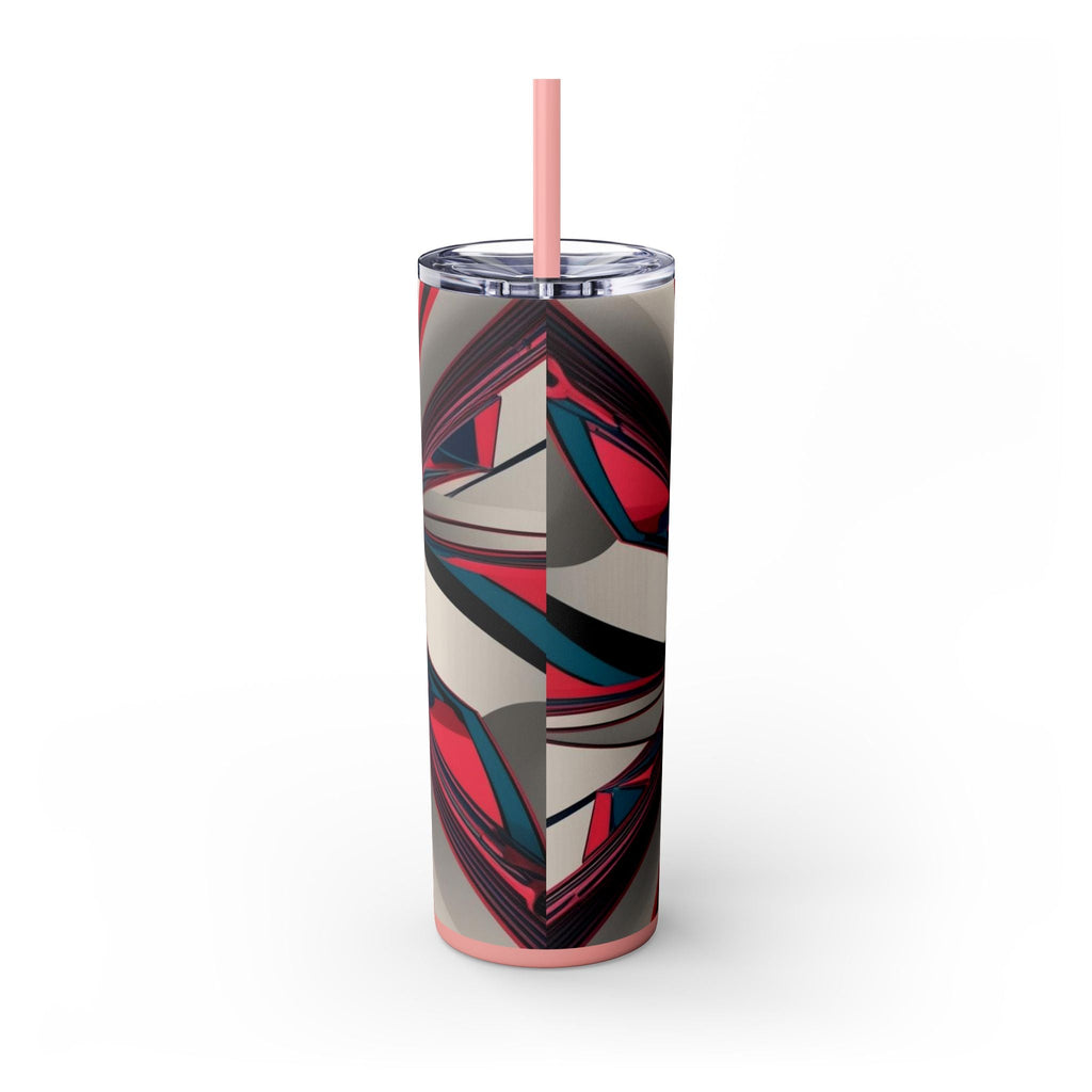 Skinny Tumbler with Straw – 20 oz Stainless Steel Cup