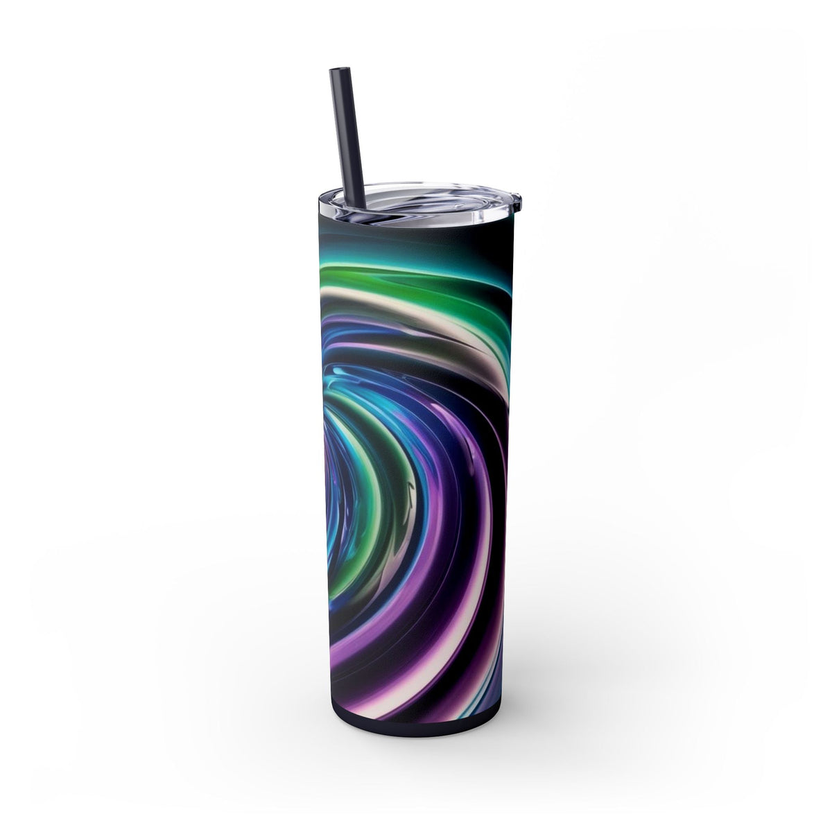 Skinny Tumbler with Straw – 20 oz Stainless Steel Cup