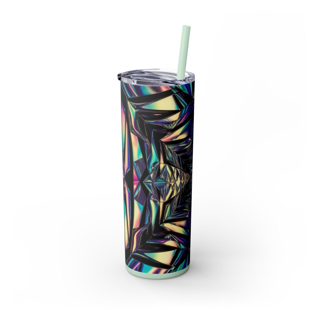 Skinny Tumbler with Straw – 20 oz Stainless Steel Cup