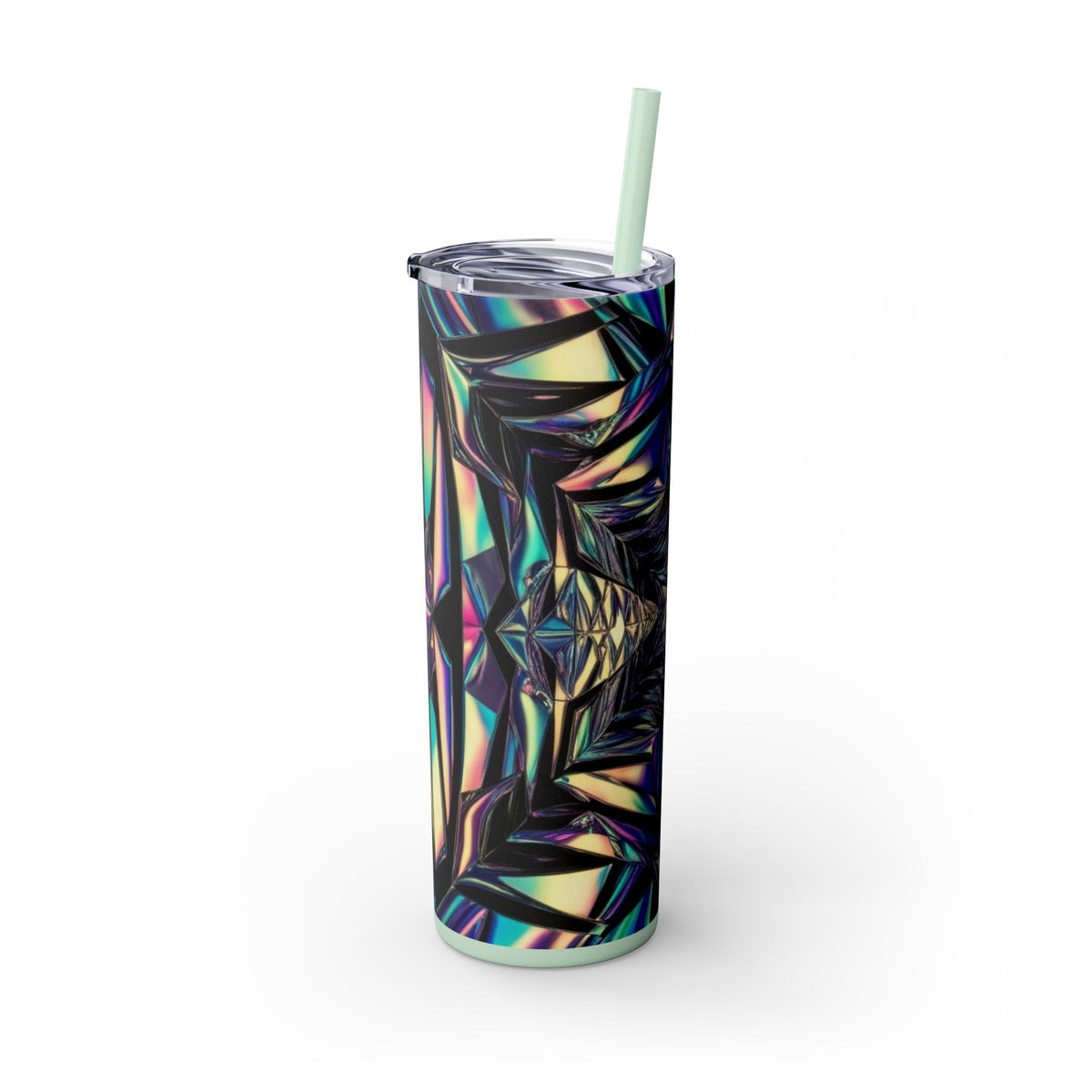 Skinny Tumbler with Straw – 20 oz Stainless Steel Cup