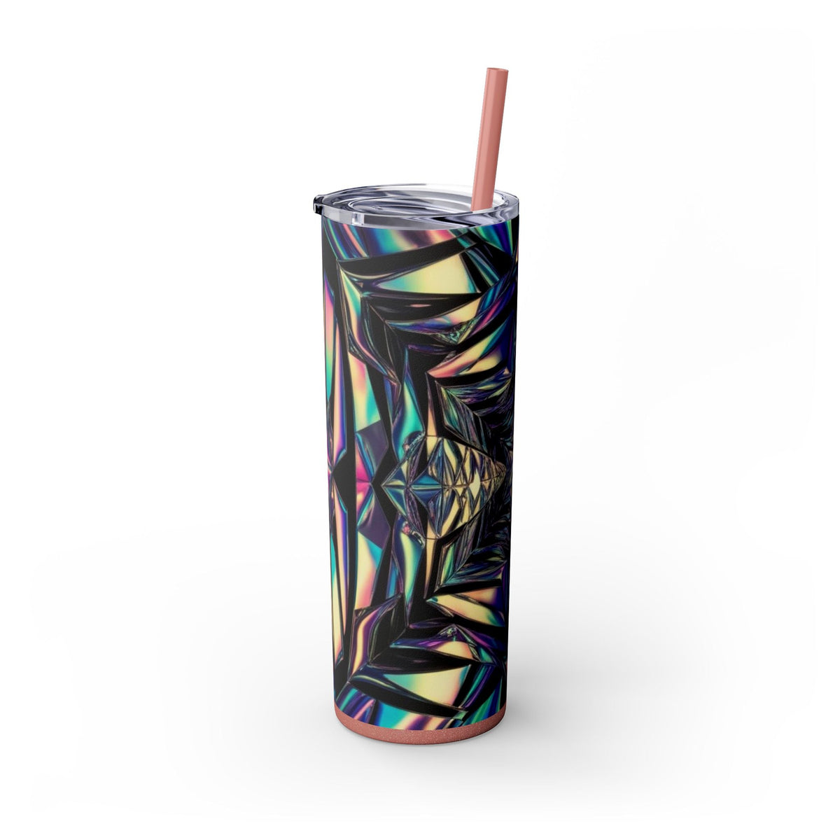 Skinny Tumbler with Straw – 20 oz Stainless Steel Cup