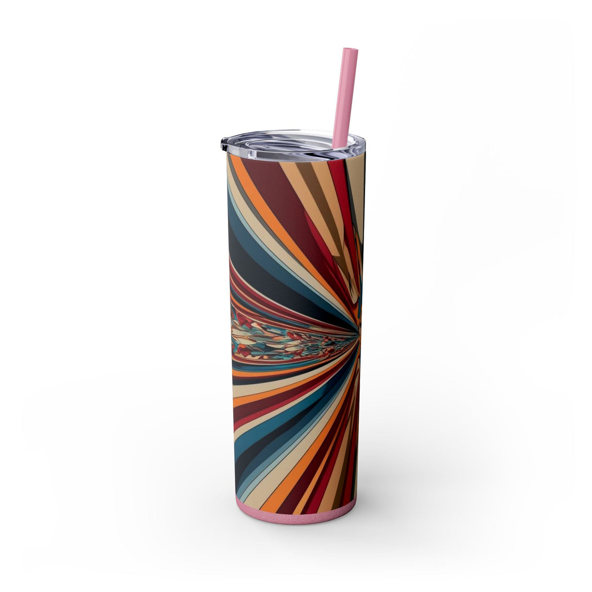 Skinny Tumbler with Straw – 20 oz Stainless Steel Cup