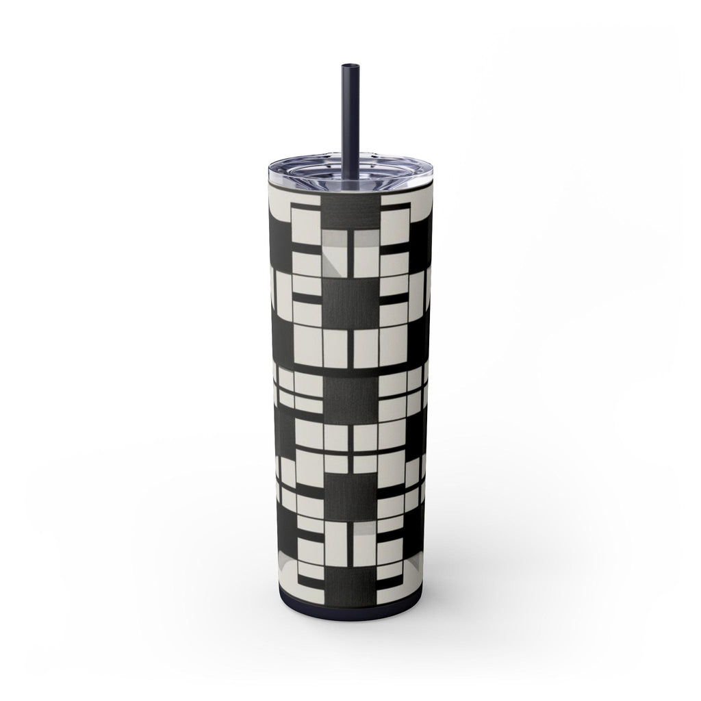 Skinny Tumbler with Straw – 20 oz Stainless Steel Cup