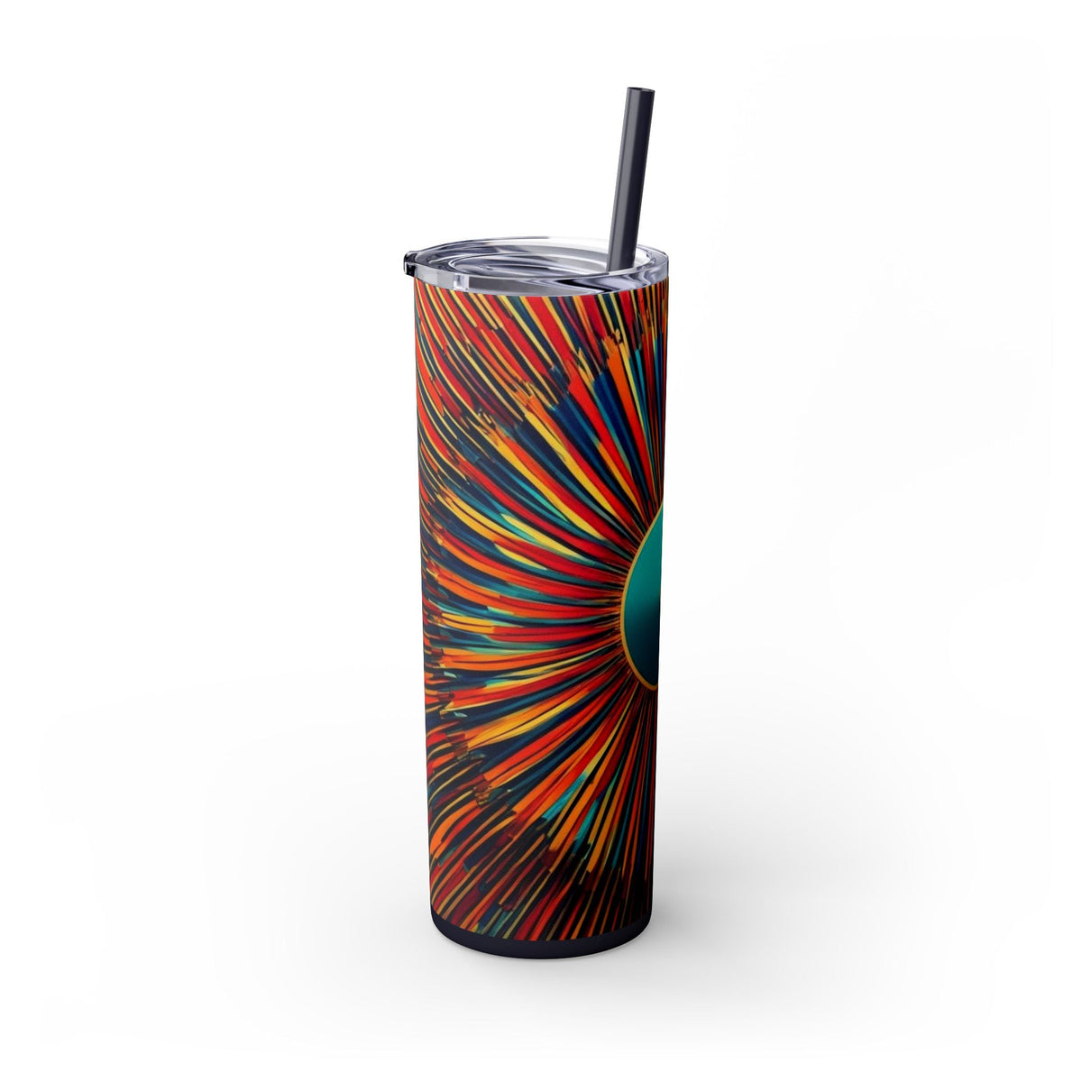 Skinny Tumbler with Straw – 20 oz Stainless Steel Cup