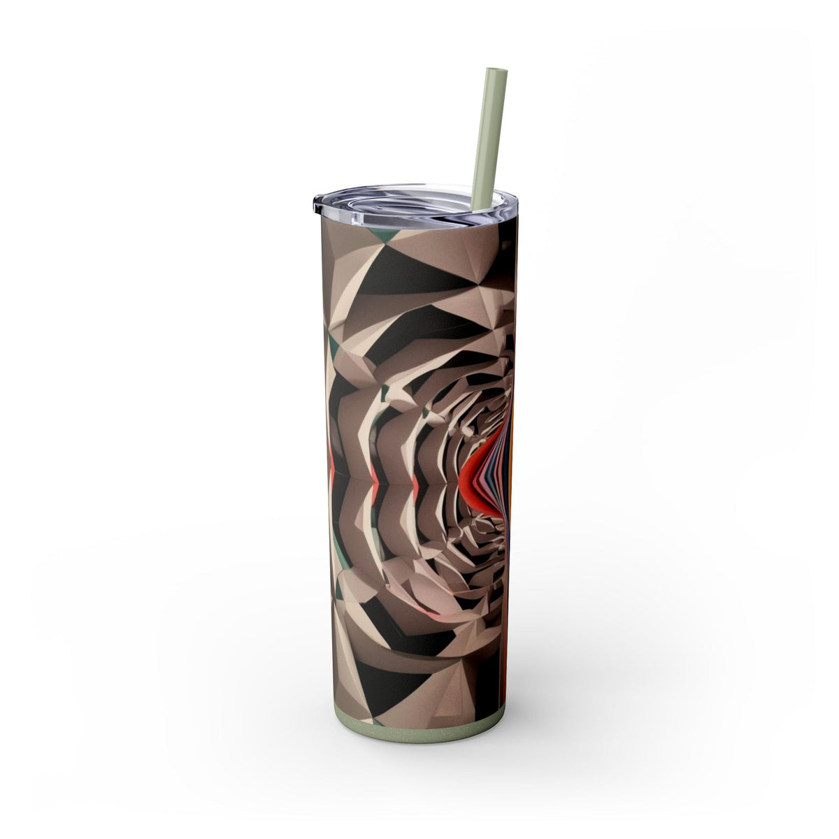Skinny Tumbler with Straw – 20 oz Stainless Steel Cup