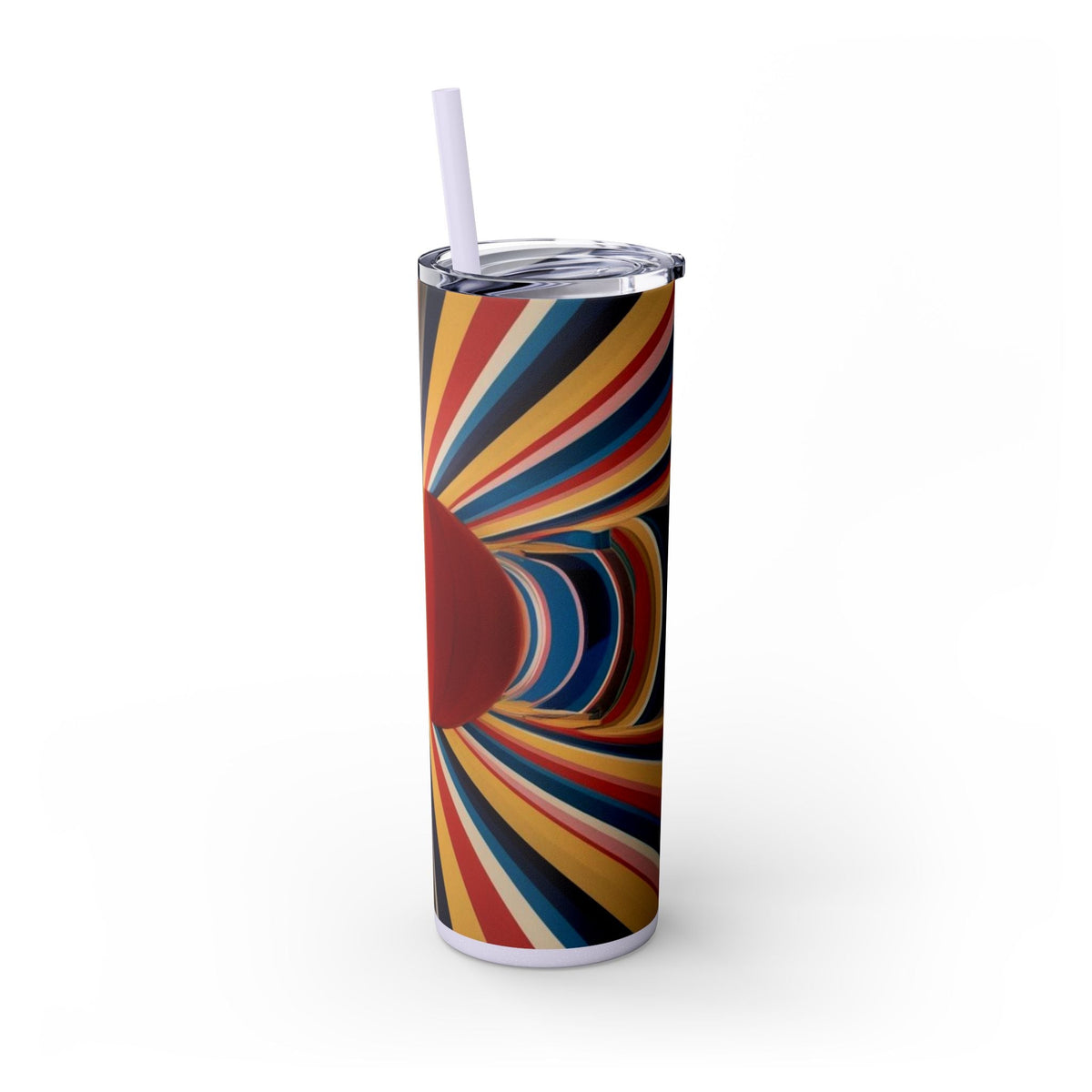 Skinny Tumbler with Straw – 20 oz Stainless Steel Cup