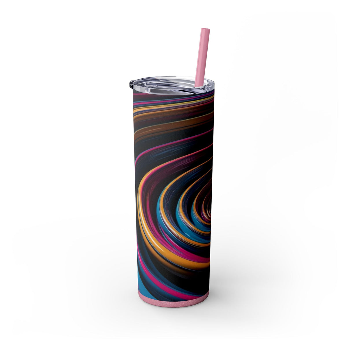 Skinny Tumbler with Straw – 20 oz Stainless Steel Cup