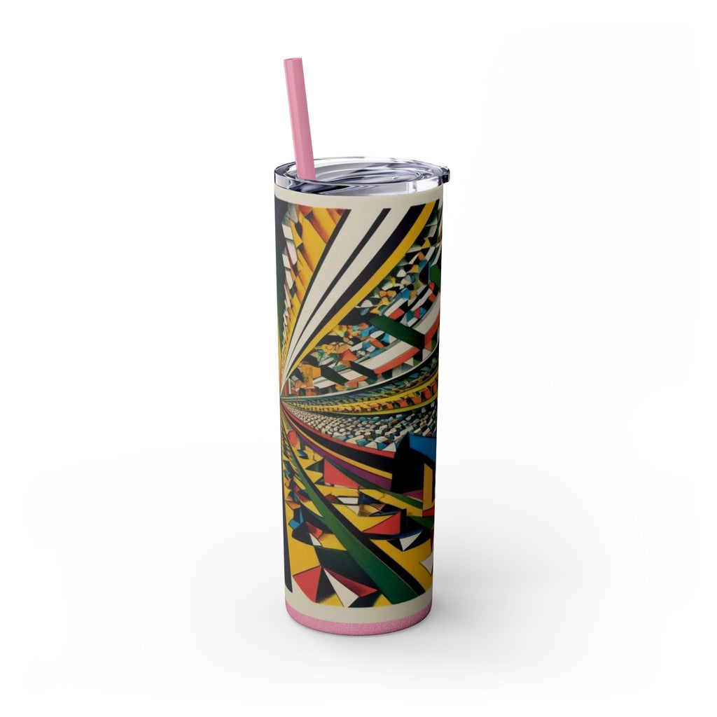 Skinny Tumbler with Straw – 20 oz Stainless Steel Cup