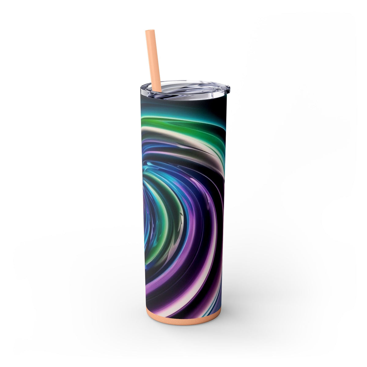Skinny Tumbler with Straw – 20 oz Stainless Steel Cup