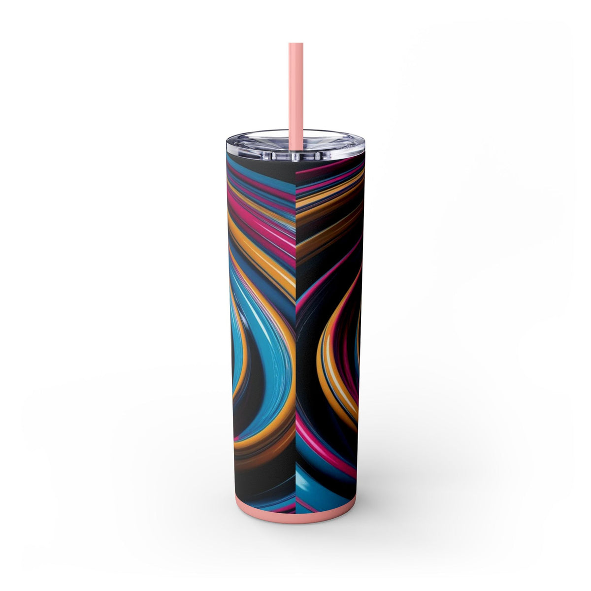 Skinny Tumbler with Straw – 20 oz Stainless Steel Cup