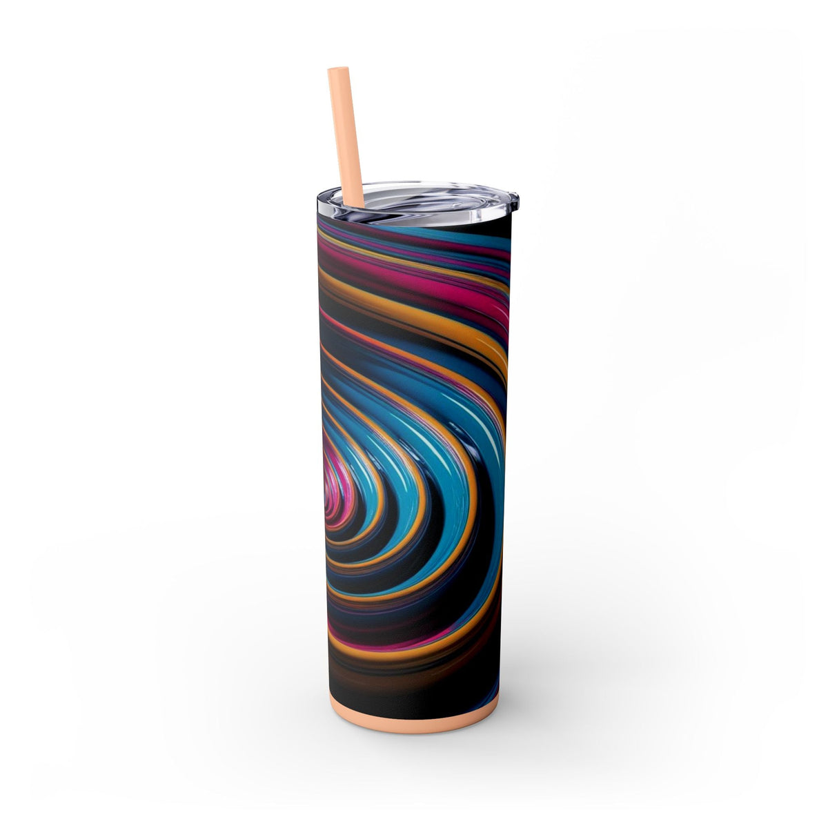 Skinny Tumbler with Straw – 20 oz Stainless Steel Cup